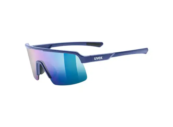 Uvex Dyrt JR. kids glasses Blue Matt/Mirror Green
