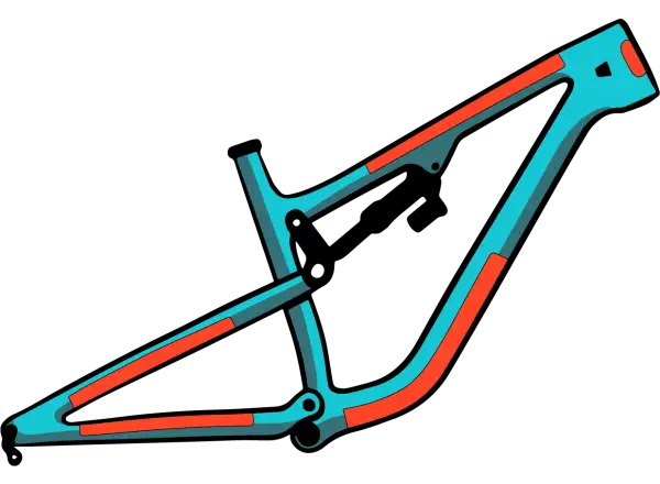 RideWrap set protective films for frame 30% coverage for mountain bikes