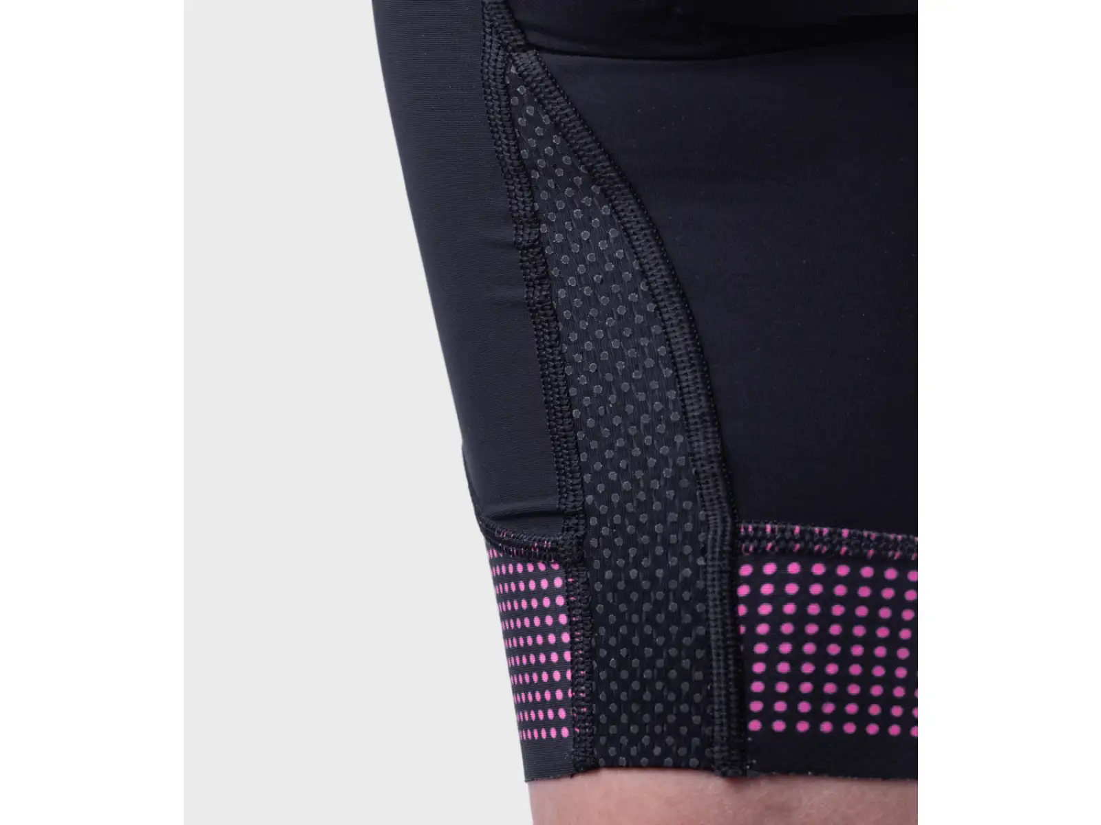 Alé PR-S Master 2.0 women's bib shorts with pad Black/Fluo Pink