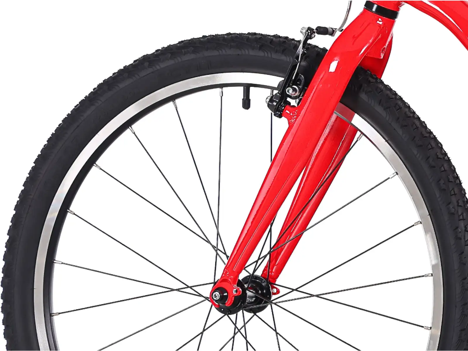 Rock Machine RIFF Jr 24 children's bike Gloss Fire Red