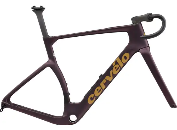 Cervélo Aspero-5 gravel frame set Black Currant
