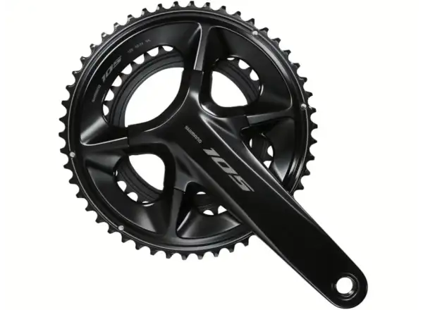 Shimano 105 FC-R7100 2x12sp. road cranks 52x36 teeth black