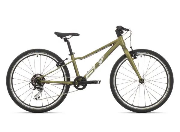 Superior F.L.Y. 24 VB Matte Olive Metallic/Hologram Chrome kids mountain bike