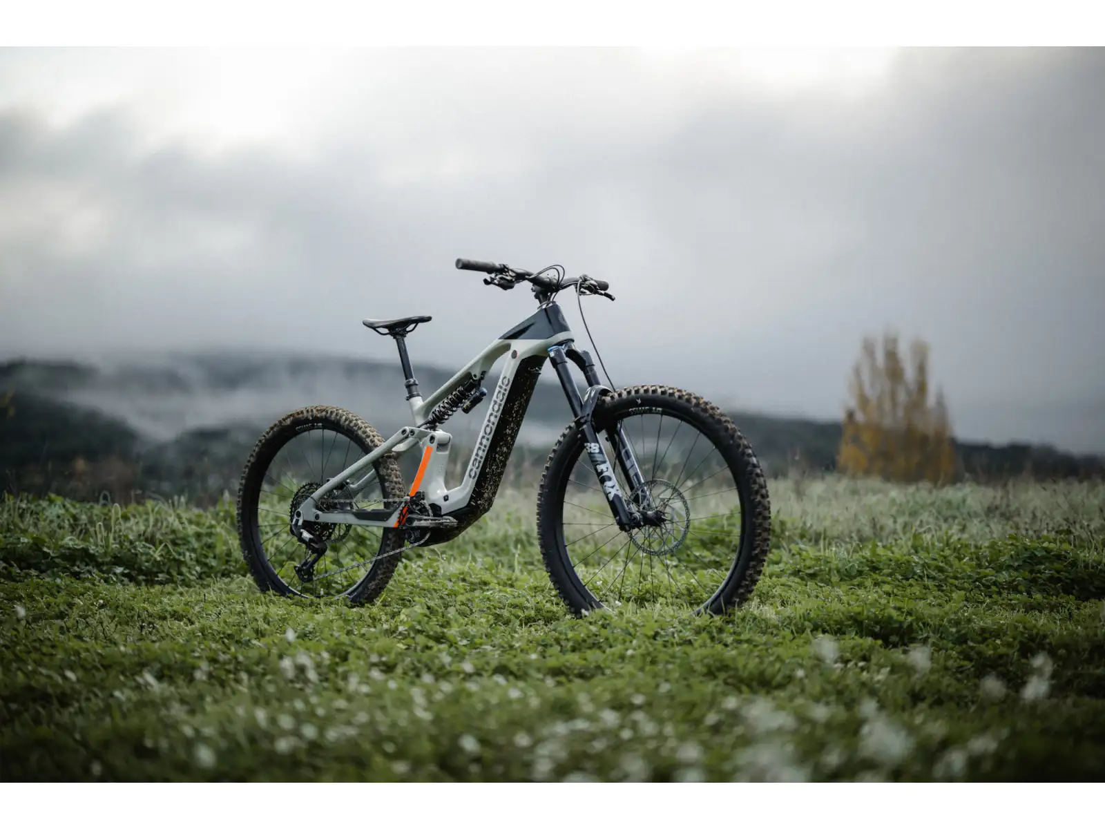 Cannondale Moterra Carbon LT 1 full-suspension e-bike Tiger Shark
