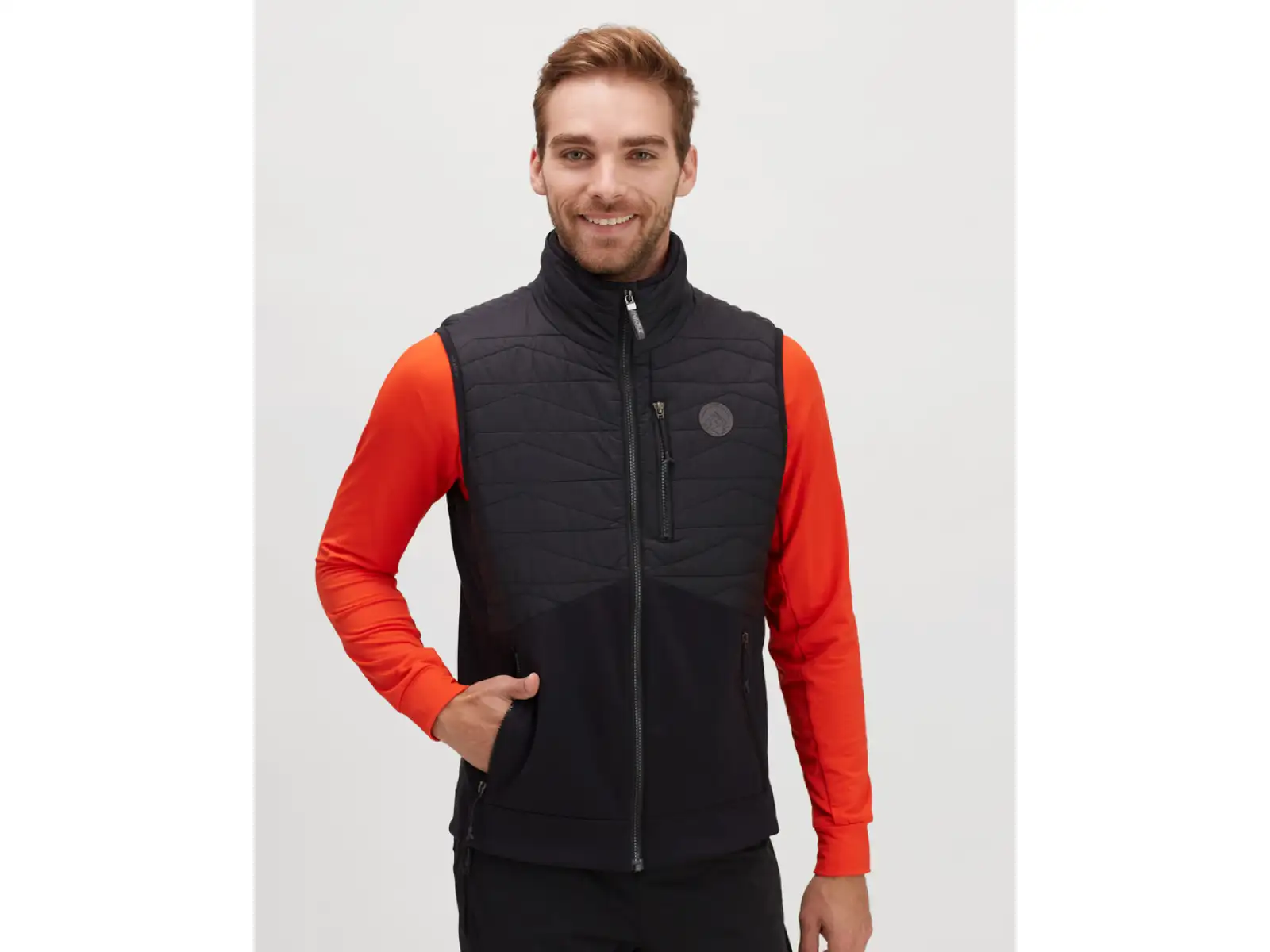 Silvini Grotte men's insulated vest Black/Cloud