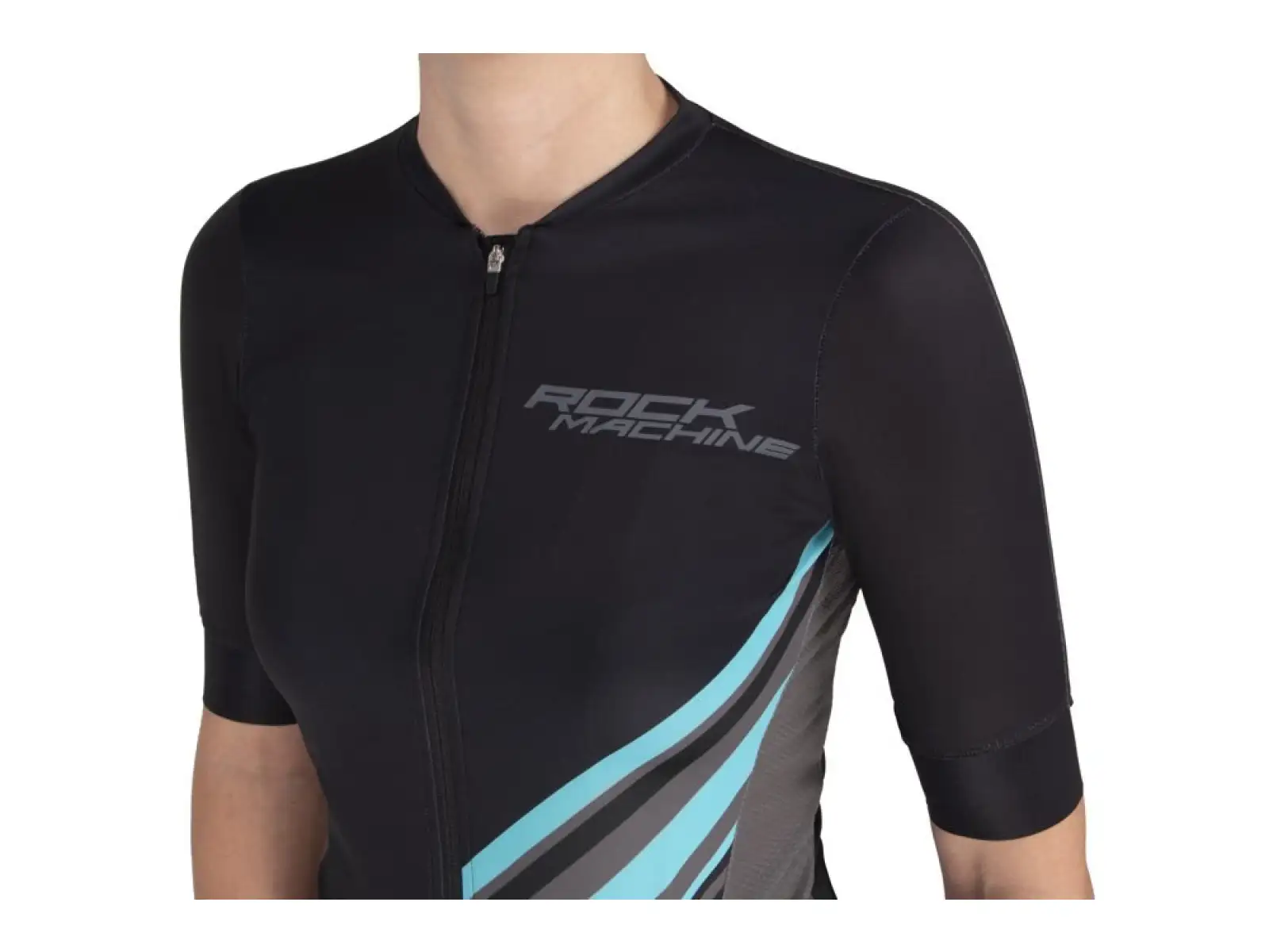Rock Machine Catherine Pro women's jersey short sleeve black/grey/blue