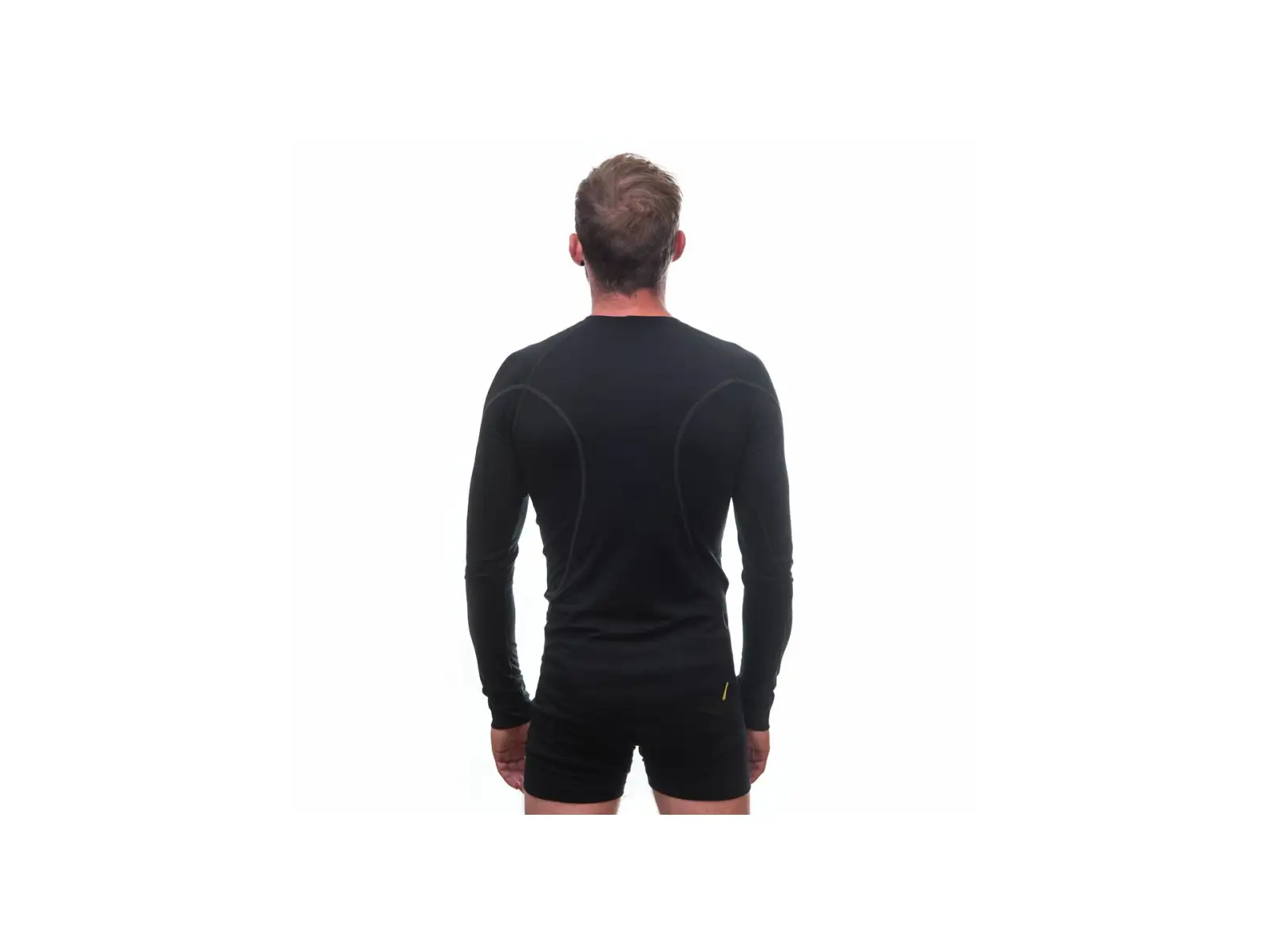 Sensor Merino Active men's shirt long sleeve black