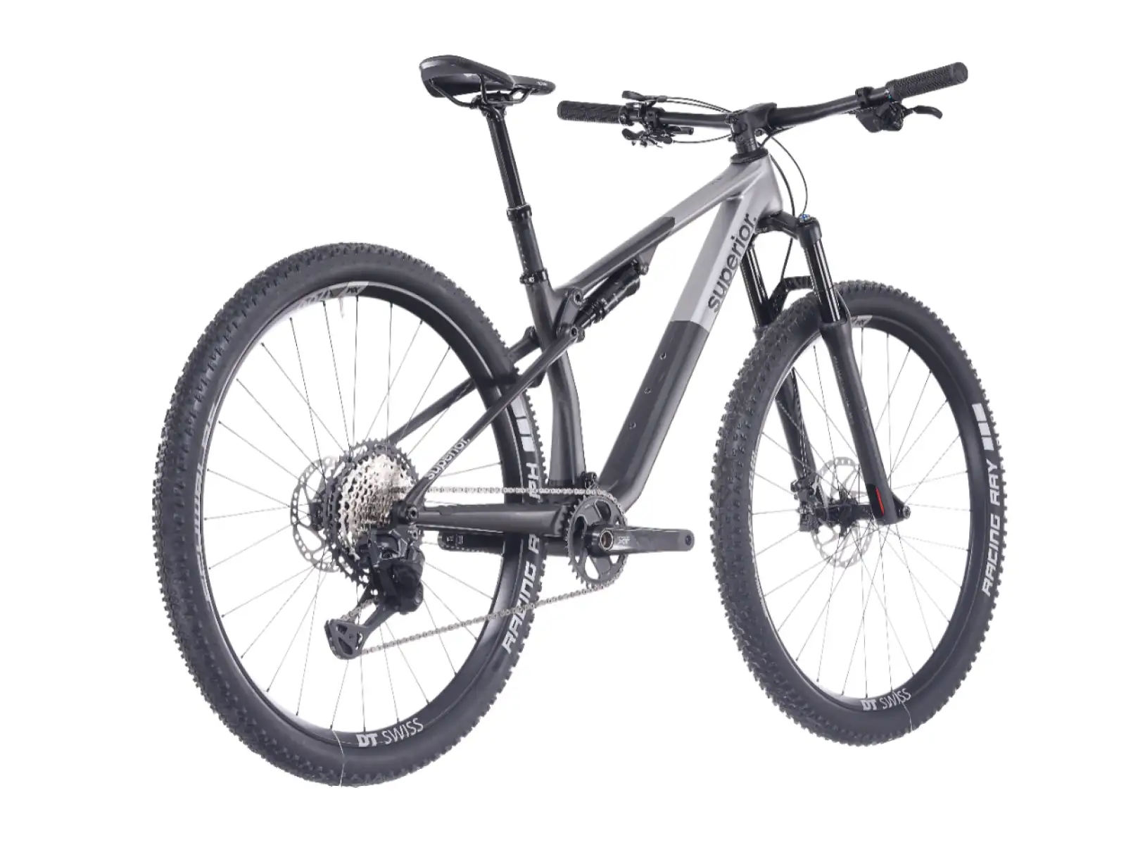 Superior XF 9.7 RC full suspension bike Matte Carbon/Smoke Chrome