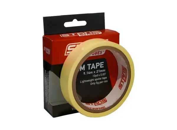 No Tubes Rim Tape 9.14 m x 21 mm Yellow