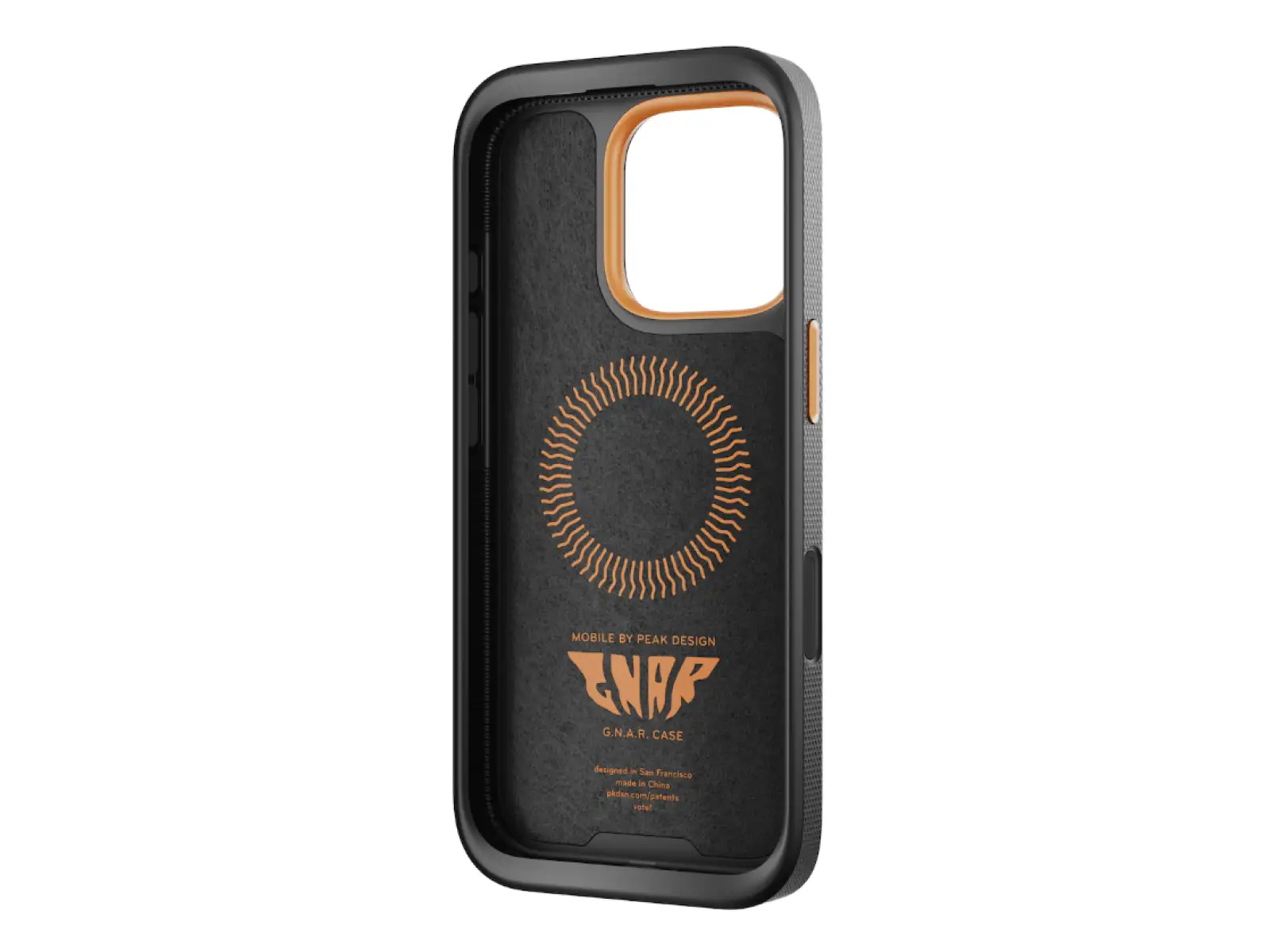 Peak Design G.N.A.R. Case for iPhone 16 Pro Black