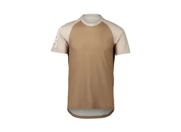 POC MTB Pure men's jersey short sleeve Jasper Brown/Lt Sandstone Beige