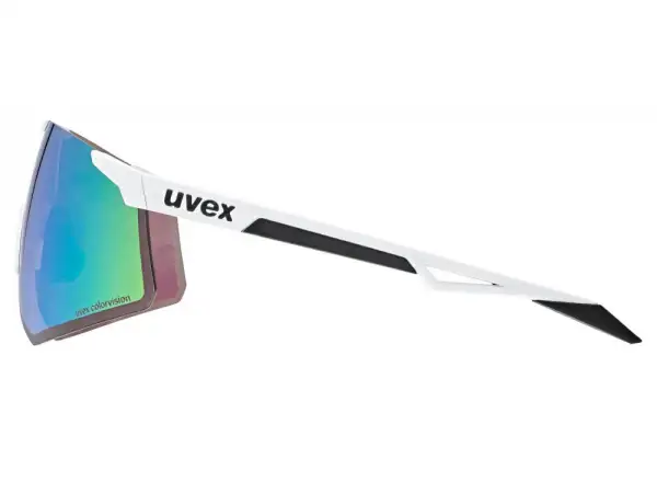 Uvex Pace Perform S ColorVision glasses White Matt/Mirror Green