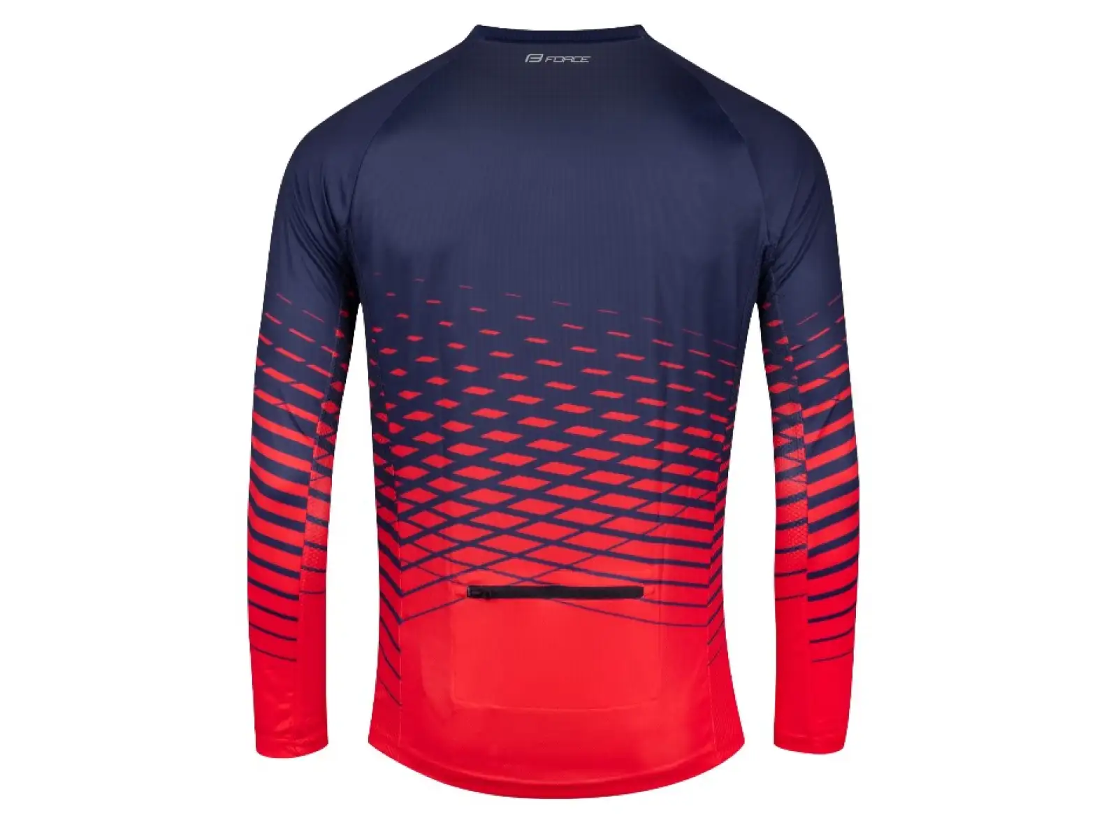 Force Angle MTB men's jersey long sleeve blue/red