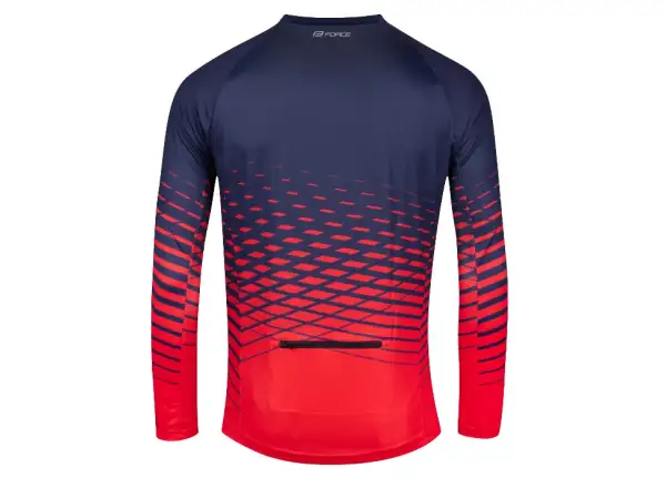 Force Angle MTB men's jersey long sleeve blue/red
