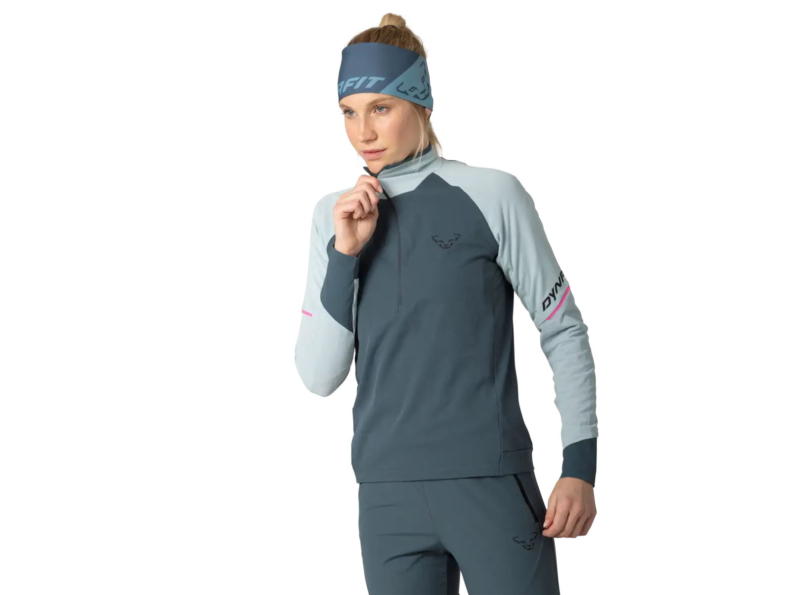 Dynafit Alpine 1/2 Zip Women's Long Sleeve Shirt Cloud Blue
