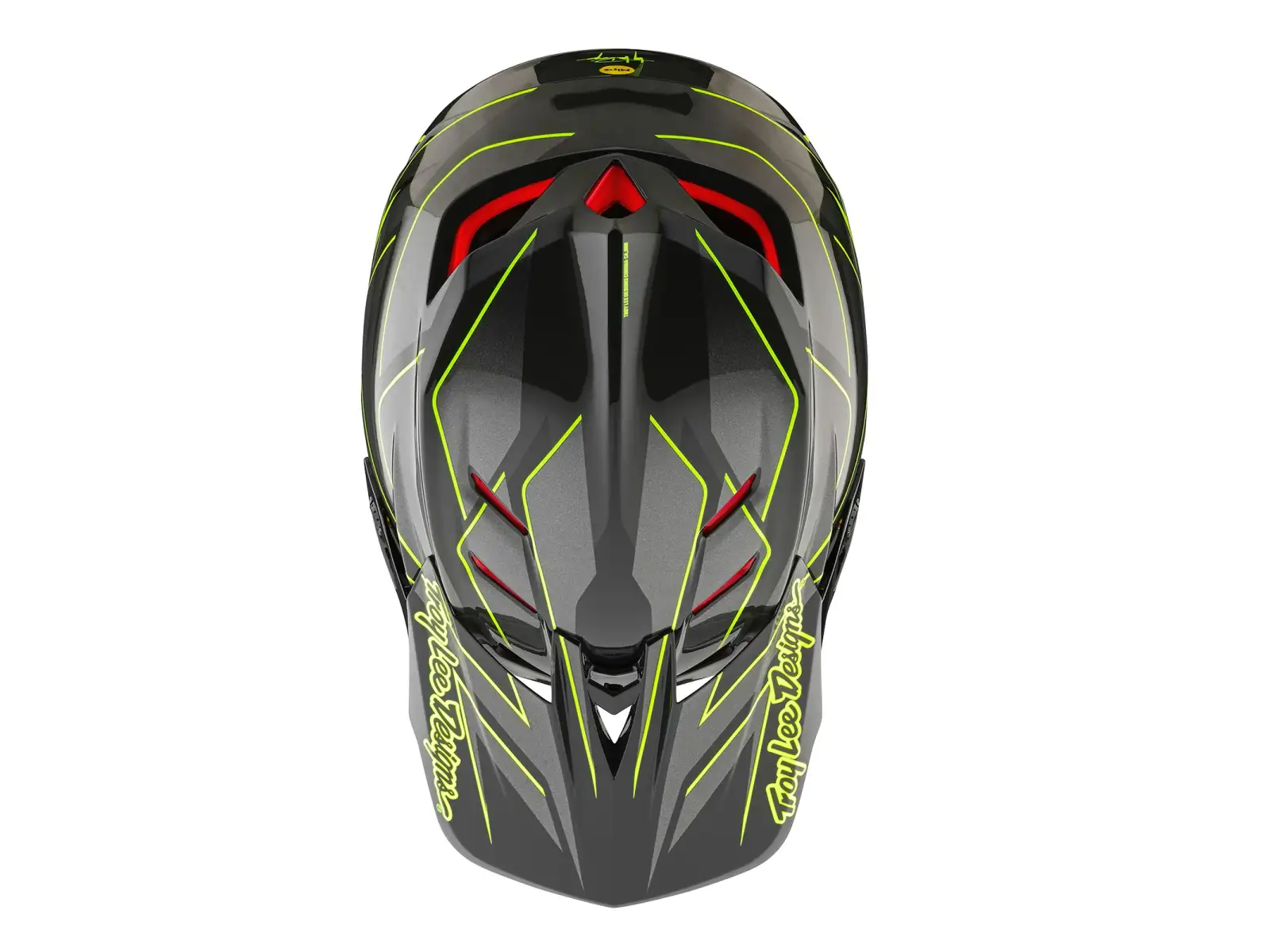 Troy Lee Designs D4 Composite Ghostwing helmet Gray