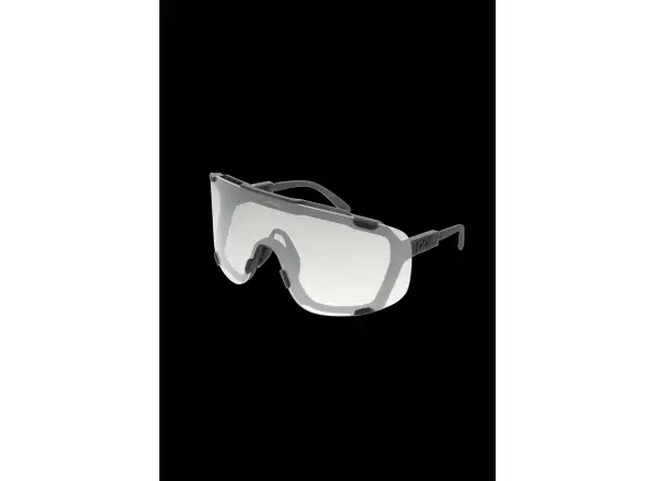 POC Devour WF Photochromic sunglasses Translucent Black/Clarity Photochromic/Changeable Grey