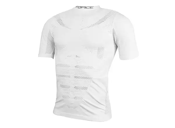 Force Wind functional shirt short sleeve white