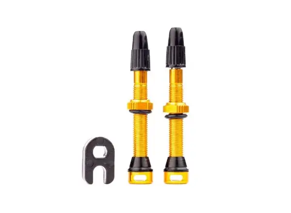 Tune Valve 44mm alu UST valve 2pcs orange