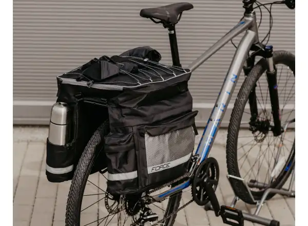 Force Target triple pannier bag for rack 35 l black