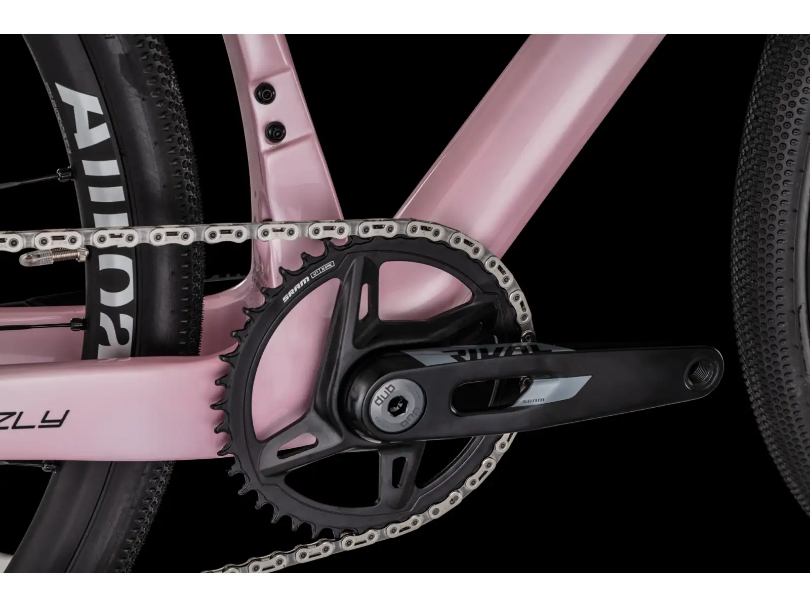 4Ever Grizzly AXS gravel bike Coral/Black