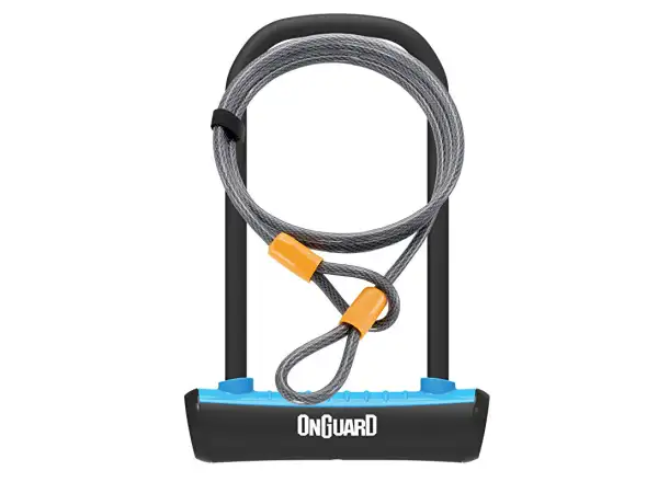 ONGUARD U-lock 115x230x11 mm blue + cable 1200x10 mm