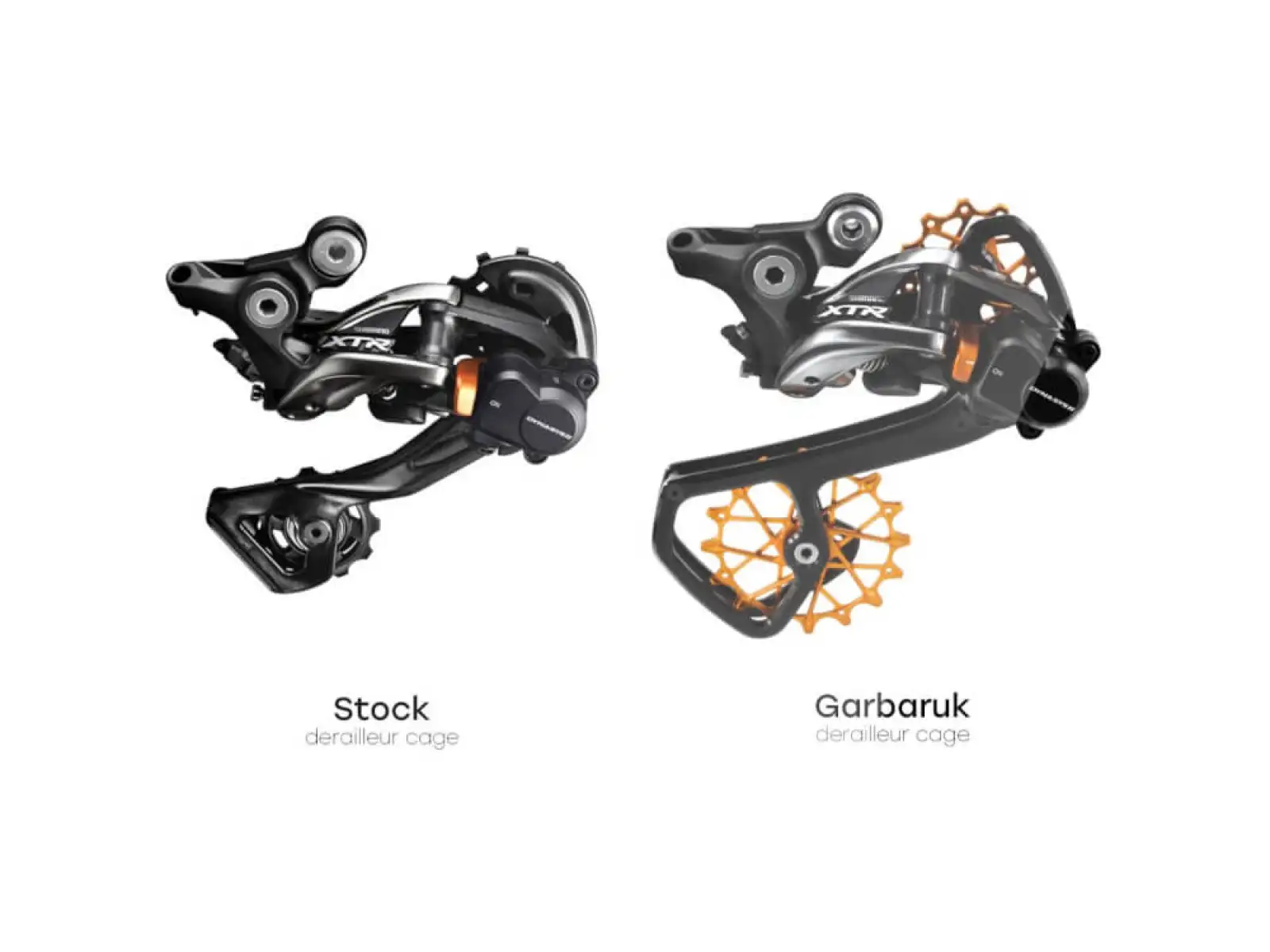 Garbaruk Derailleur Cage for Shimano 11 spd. Blue