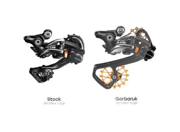 Garbaruk Derailleur Cage for Shimano 11 spd. Blue
