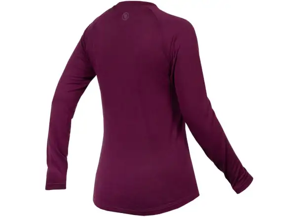 Endura Baabaa Merino women's base layer long sleeve lilac