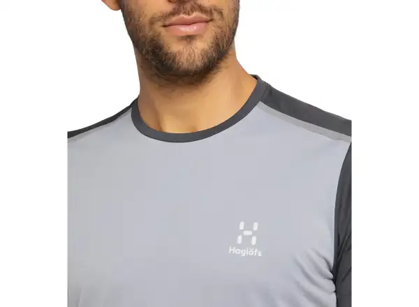 Haglöfs L.I.M Tech men's T-shirt short sleeve grey/dark grey