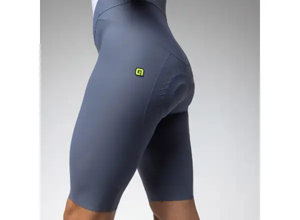 Alé R-EV1 GO men's shorts with pad and bib Steel