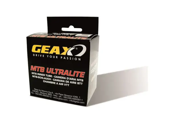 Vittoria MTB Latex 26x1.7-2.3" inner tube removable Presta valve 36 mm