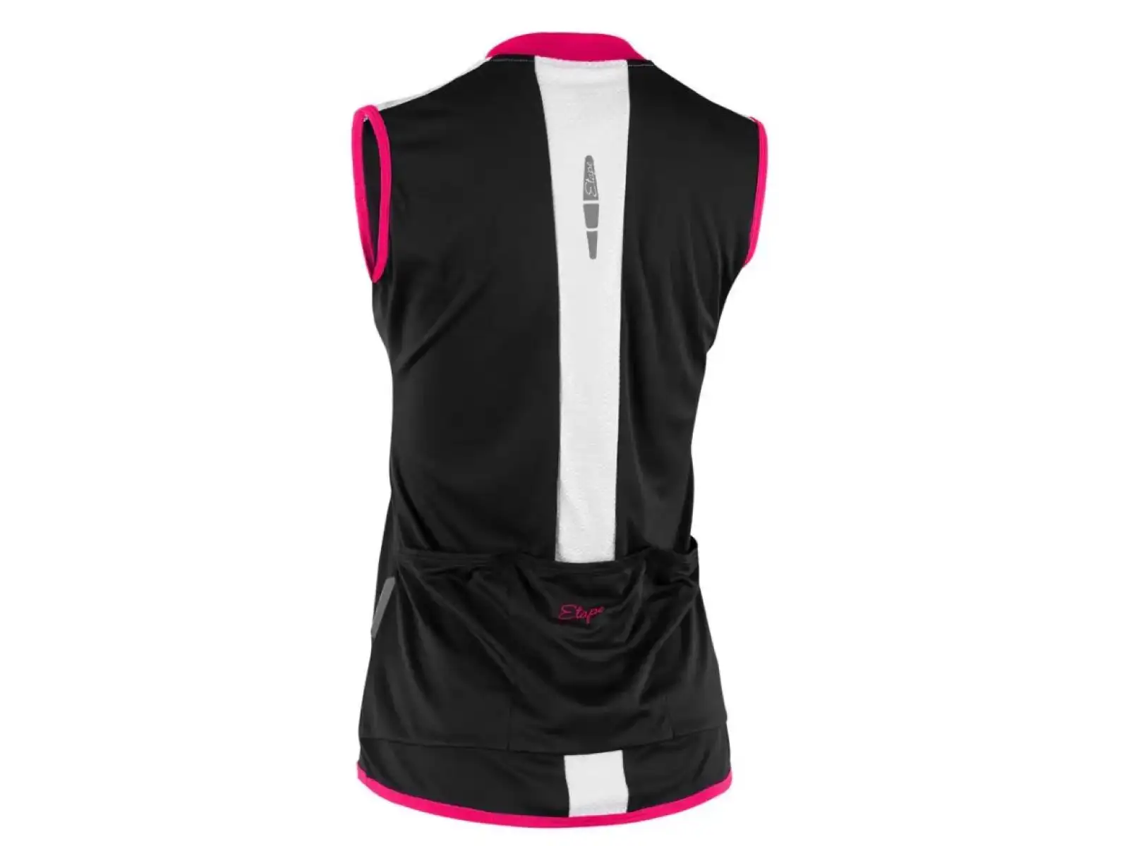 Etape Pretty women's sleeveless jersey black/pink