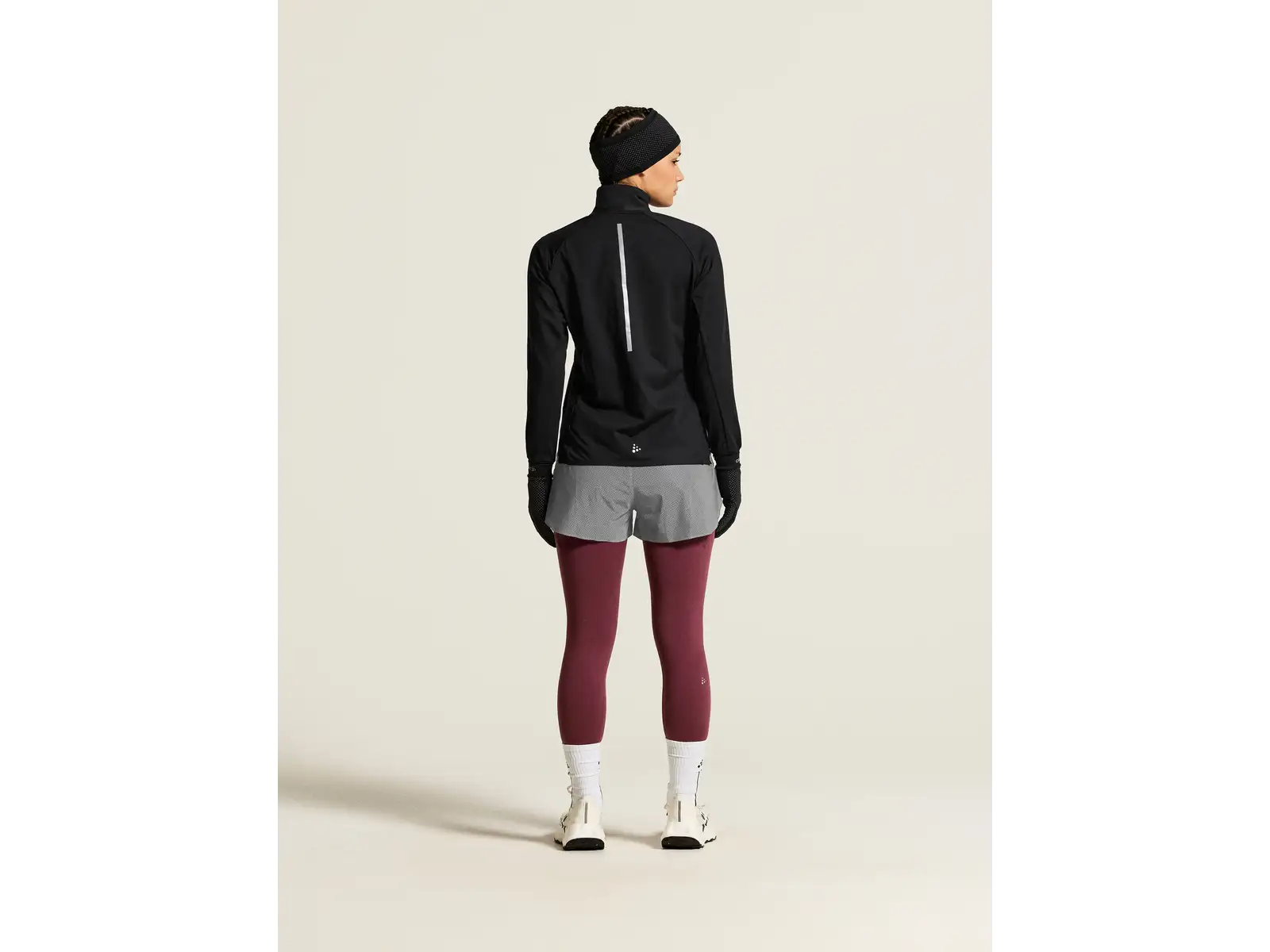 CRAFT SubZ Lumen women's running jacket black