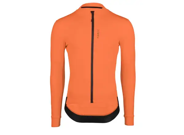 Force Endless cycling jersey long sleeve orange