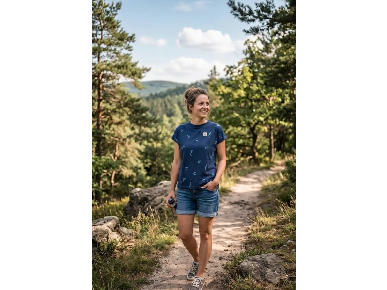 Maloja ViumsM. women's short sleeve shirt Midnight Velolove