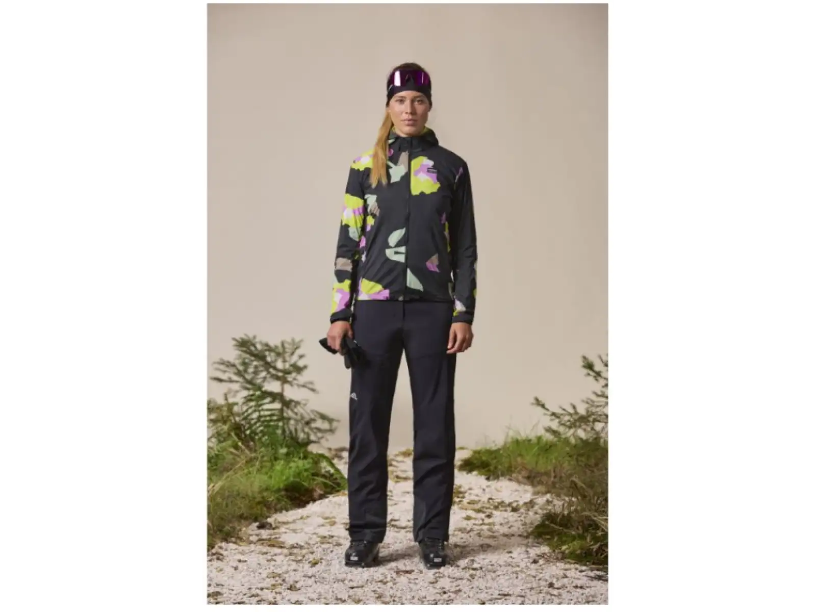 Maloja FjelletM. Printed women's jacket Deep Black Fieldflower