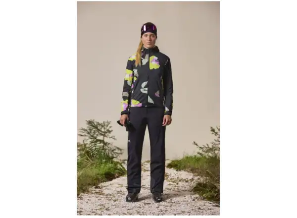 Maloja FjelletM. Printed women's jacket Deep Black Fieldflower