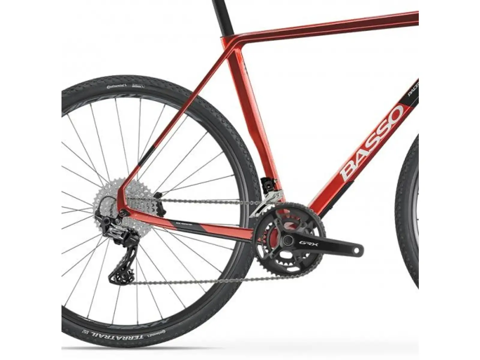 BASSO Palta GRX 800 2x11, Microtech MX25 gravel bike Candy red