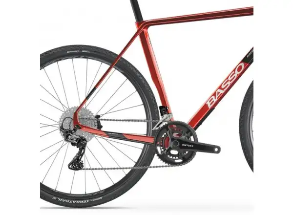 BASSO Palta GRX 800 2x11, Microtech MX25 gravel bike Candy red