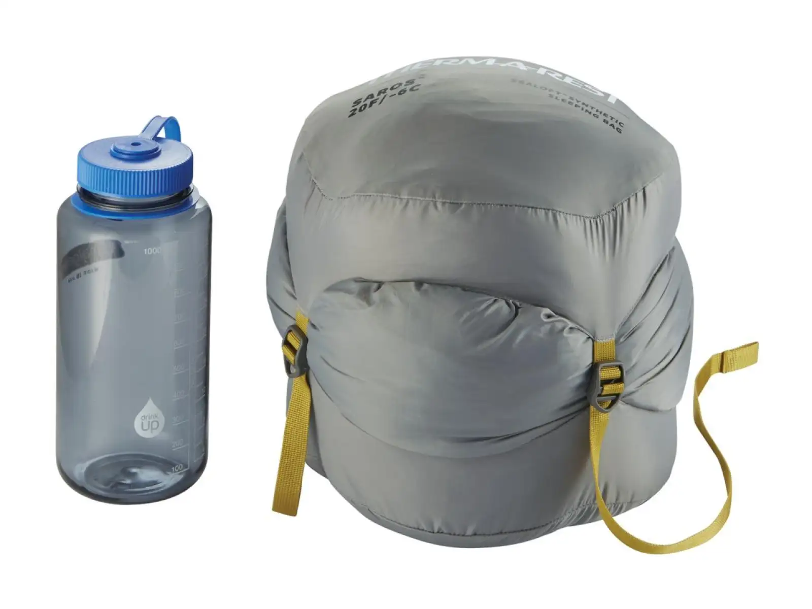 Therm-A-Rest Saros Regular Sleeping Bag -6°C blue-grey