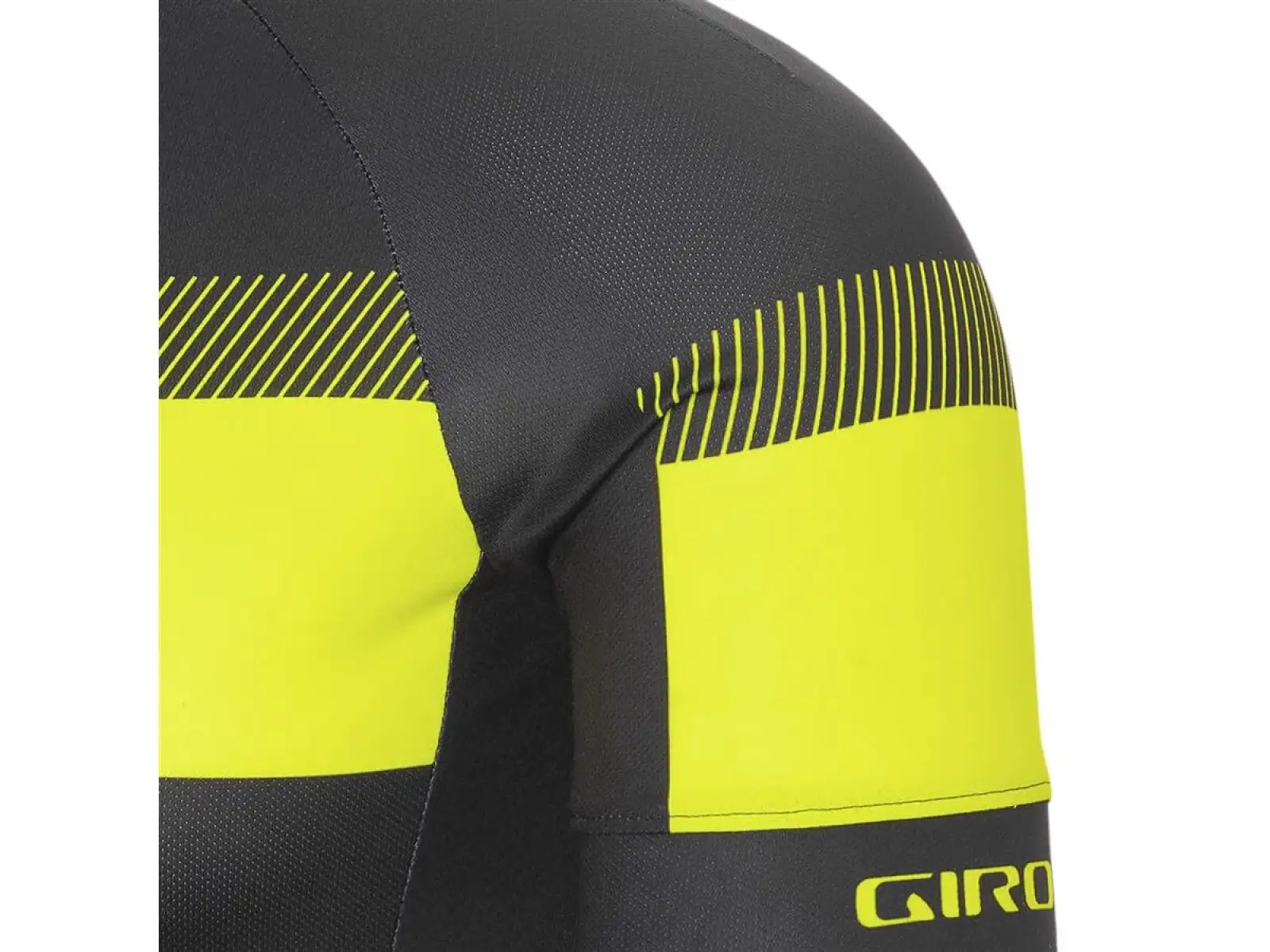 Giro Chrono Sport men's jersey short sleeve Black/Hi Yellow Sprint
