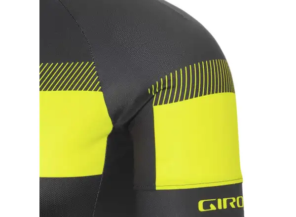 Giro Chrono Sport men's jersey short sleeve Black/Hi Yellow Sprint