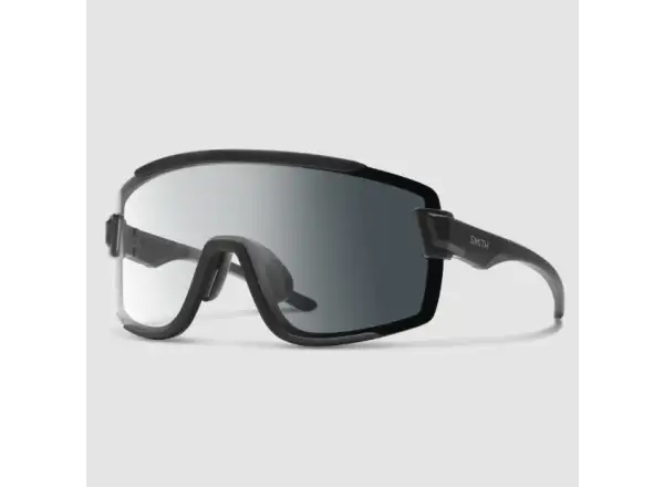 Smith Wildcat cycling glasses Matte Black/ChromaPop Photochromic Clear To Gray