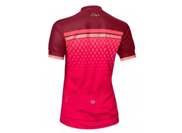 Etape Diamond women's jersey short sleeve bordeaux/pink