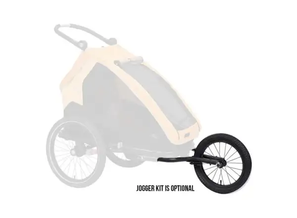 XLC DUOs BS-C10 two-seater trailer 20" Marigold/Anthrazit