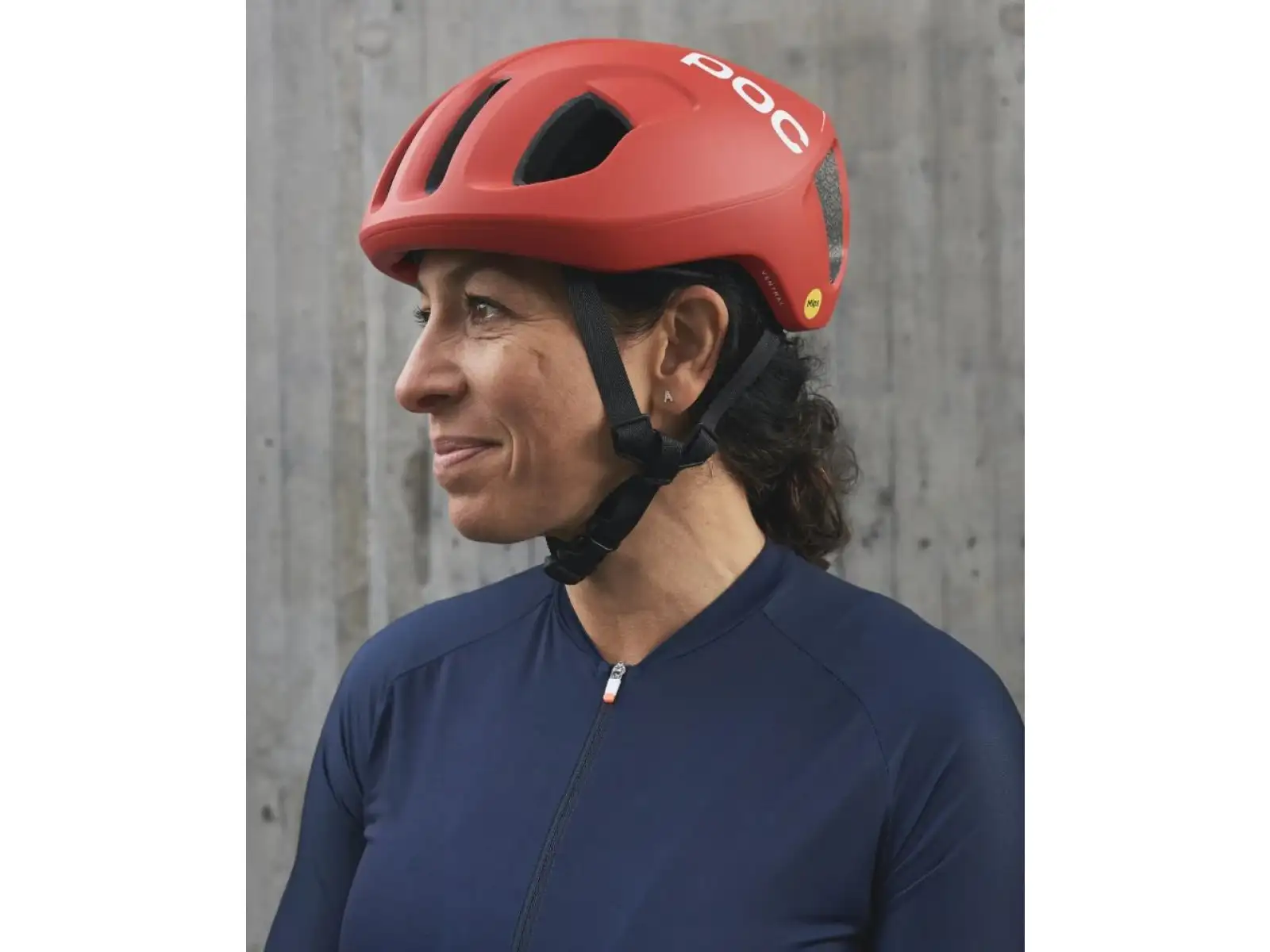 POC Ventral MIPS helmet Prismane Red Matt