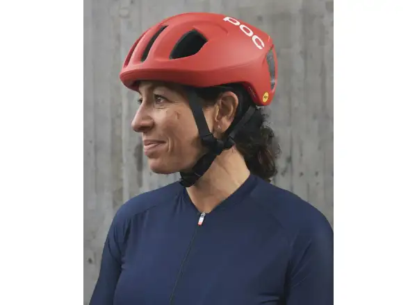 POC Ventral MIPS helmet Prismane Red Matt