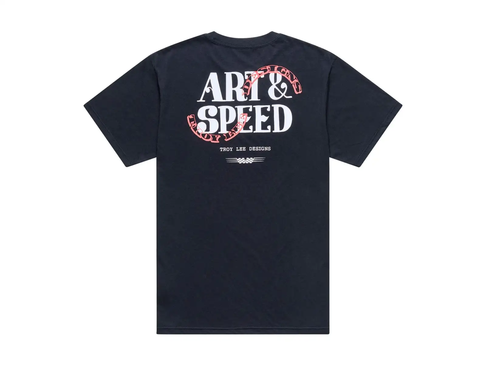 Troy Lee Designs Pink Slips men's T-shirt short sleeve Black