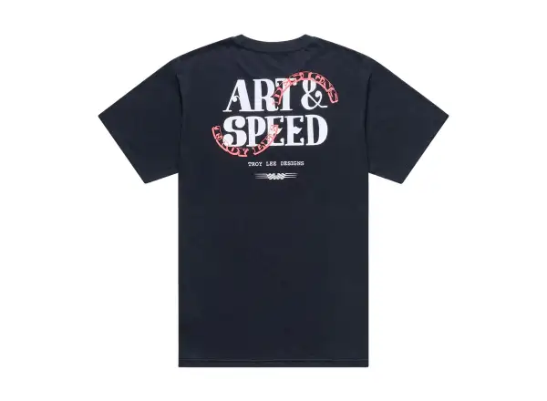 Troy Lee Designs Pink Slips men's T-shirt short sleeve Black